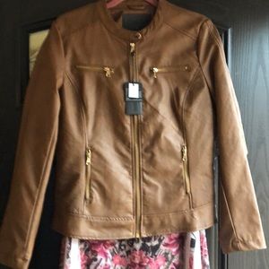 Cavalini Faux Leather Jacket